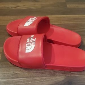 North Face Red Slides